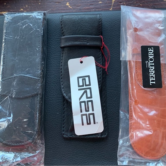 3 BNWT Leather Pen Holders Pouches PRICE FOR EACH (PLEASE NO LOWBALL BIDS) - Picture 6 of 10